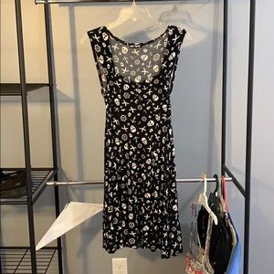 Hot Topic Black & White Sailor Dress